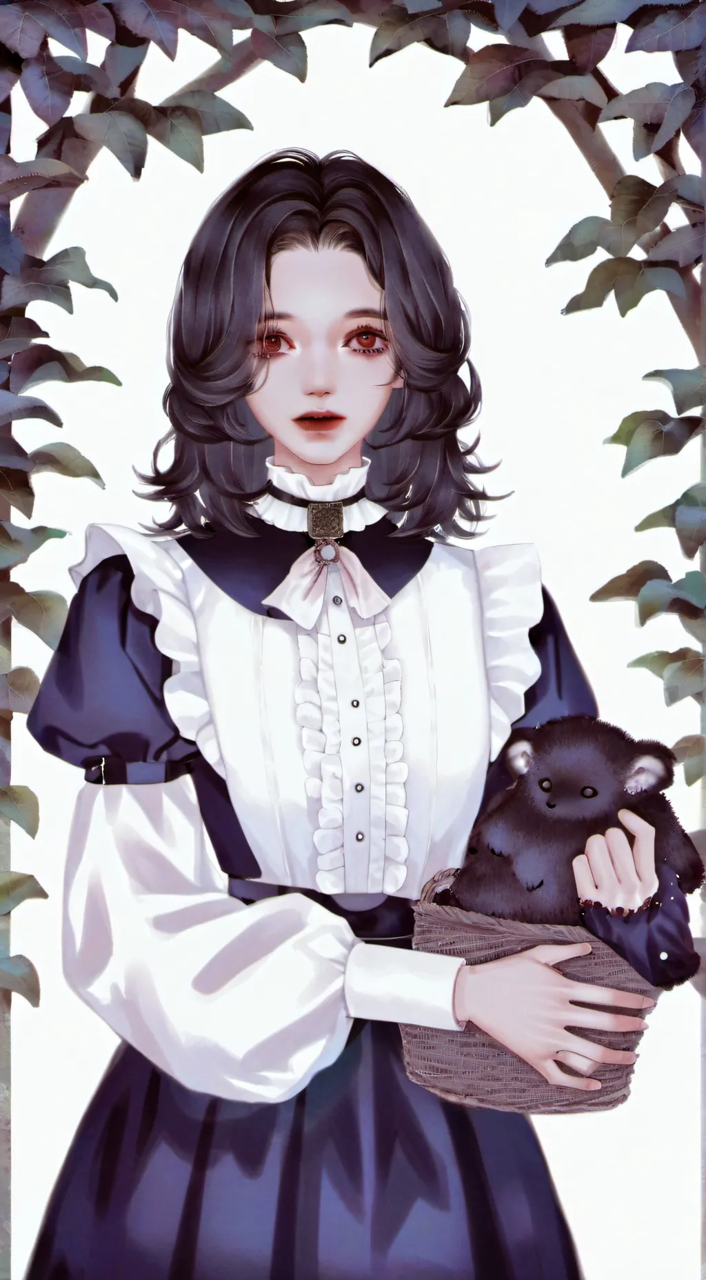 ai character: Amber✨ background