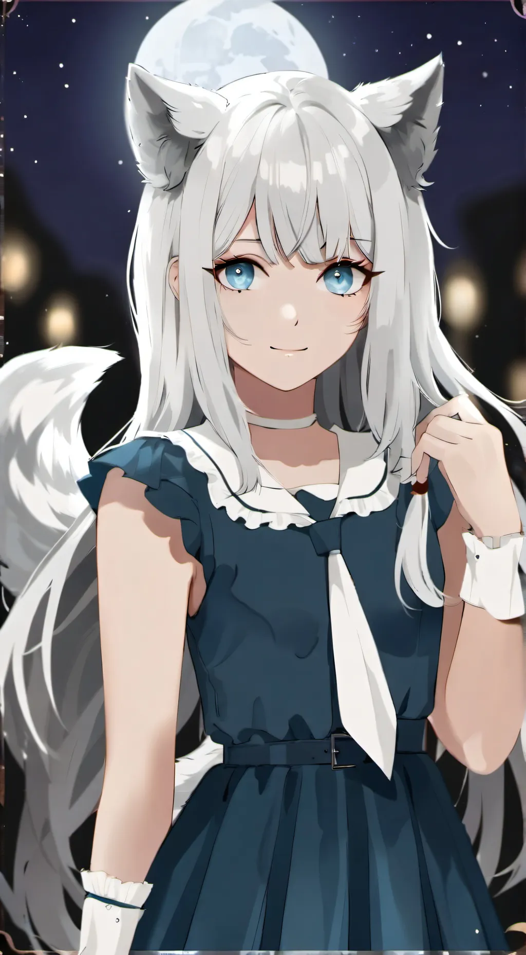 ai character: Luna background