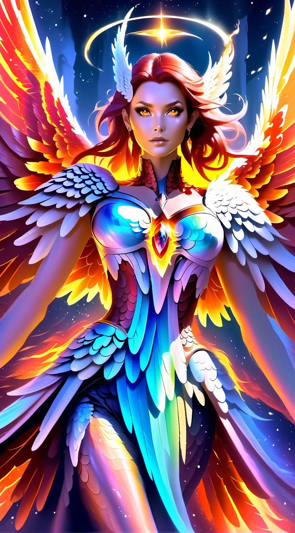 ai character: Sonne(Phoenix) background
