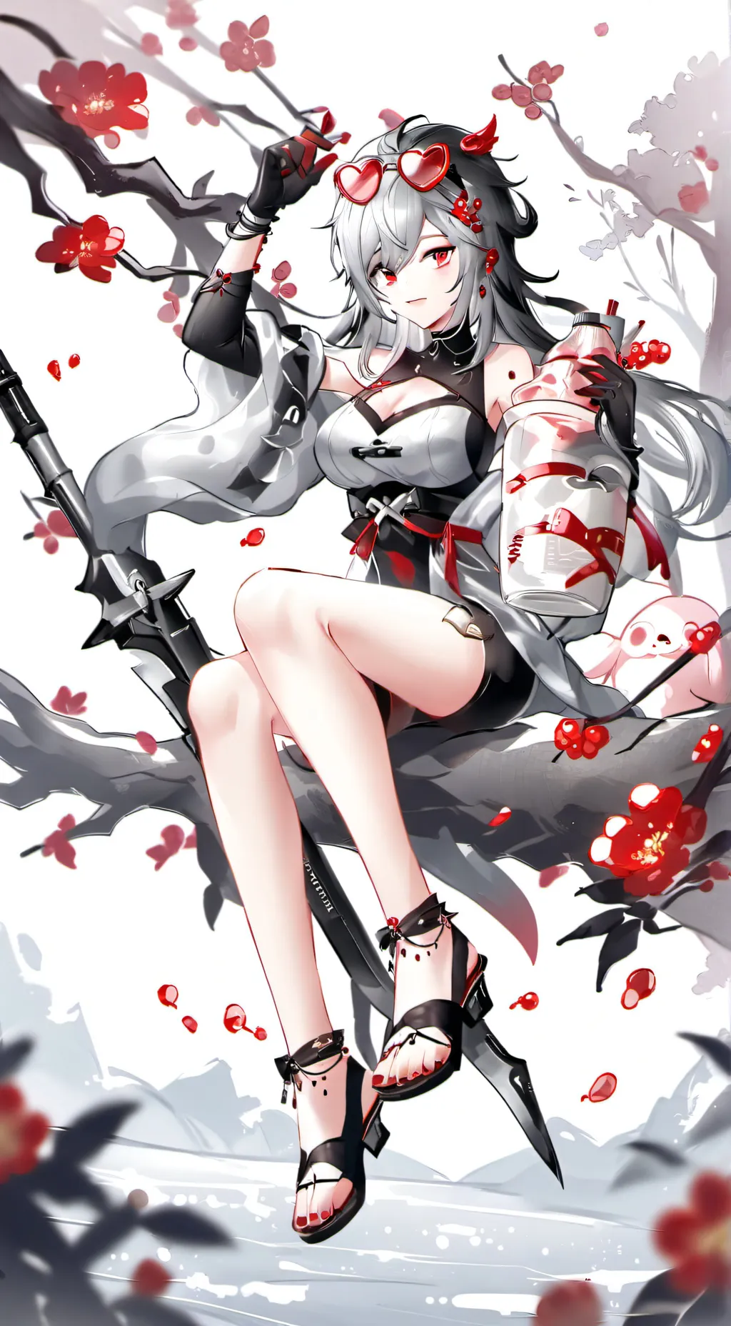 ai character: sassy girl background