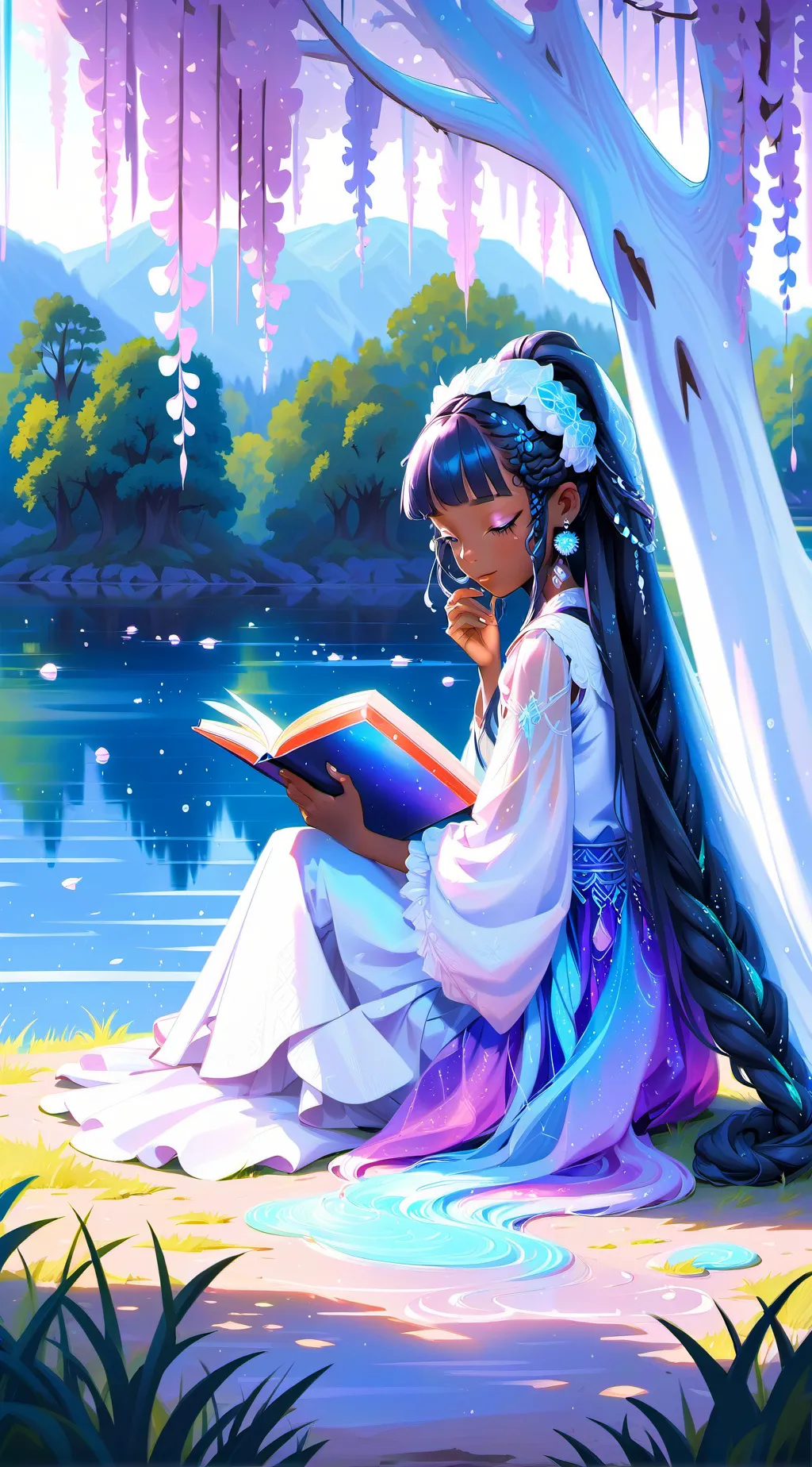 ai character: love background