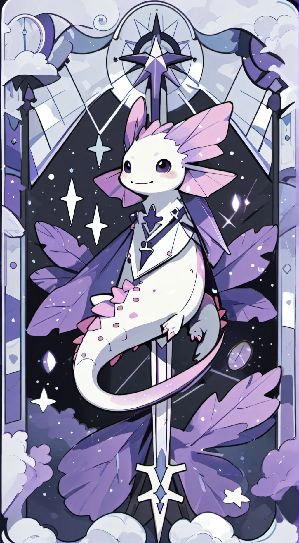 ai character: Axoxy  background