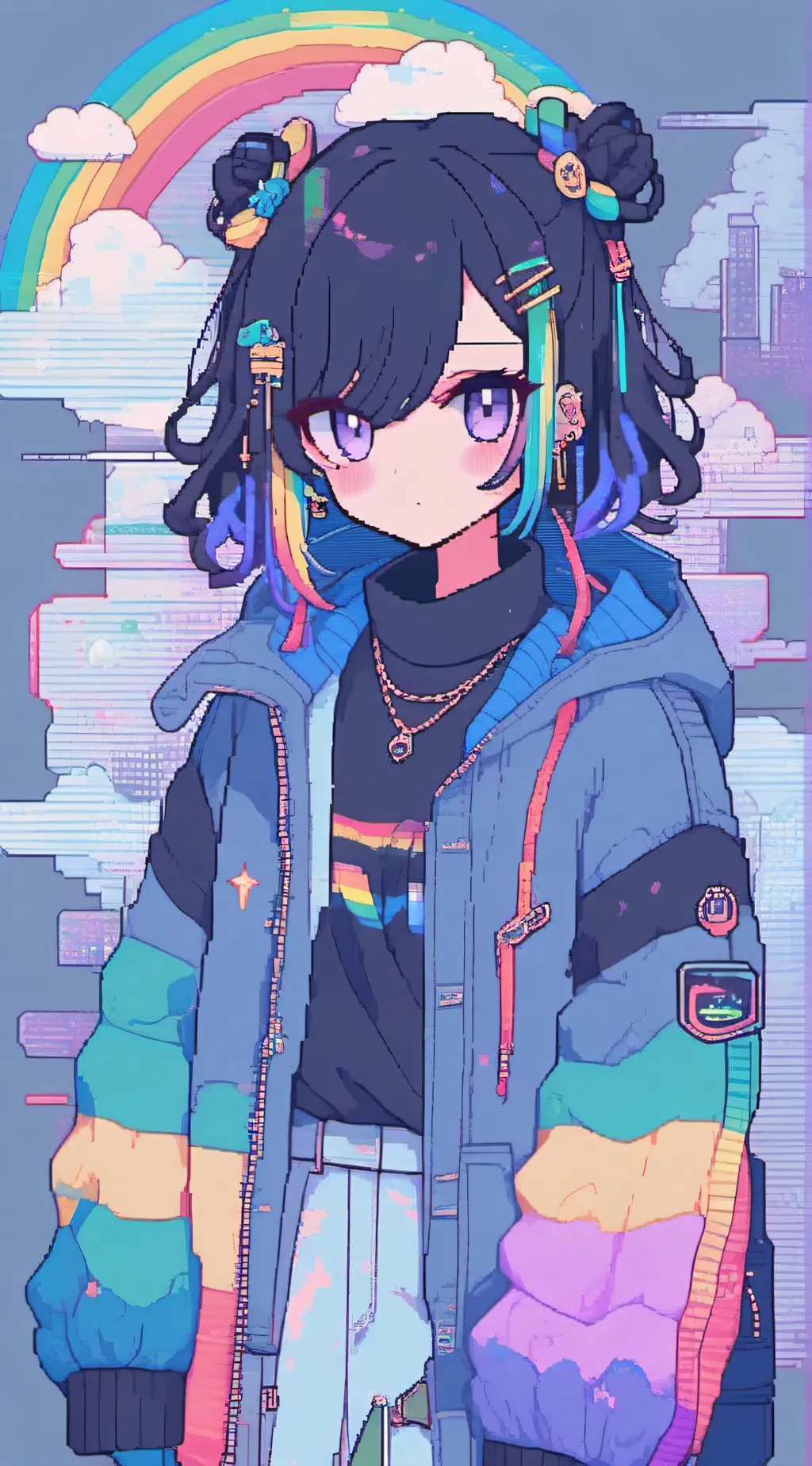ai character: ☆♡~𝕃𝕦𝕟𝕒~♡☆ background
