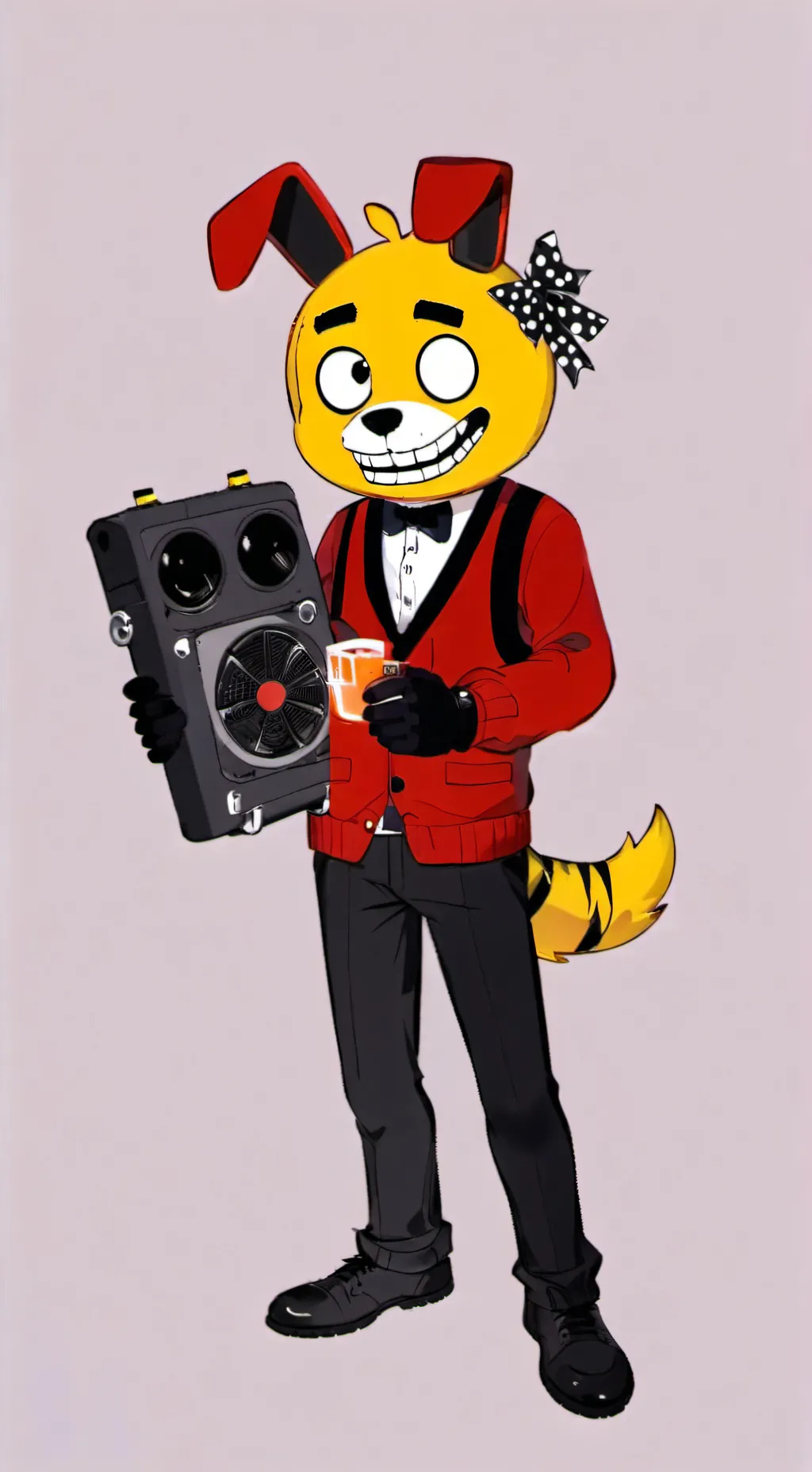 ai character: Fnaf :3 background