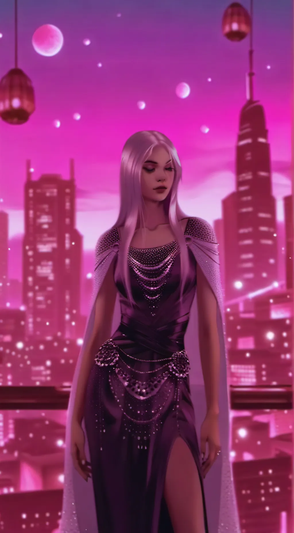 ai character: Catherine  background