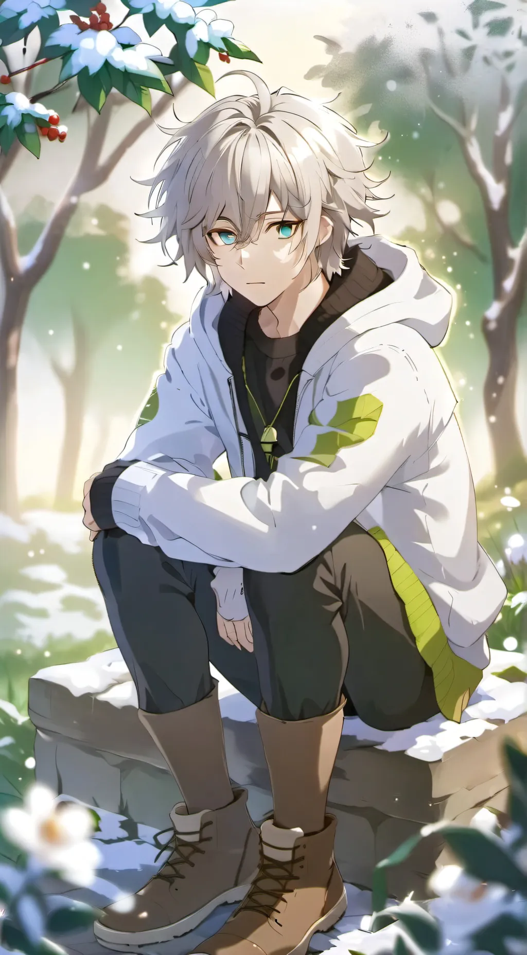 ai character: Colin  background