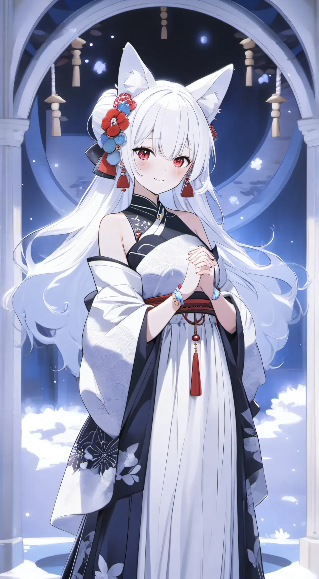 ai character: Present Azuliki background