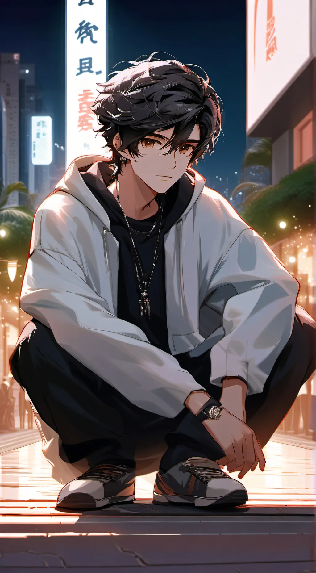 ai character: shiki background