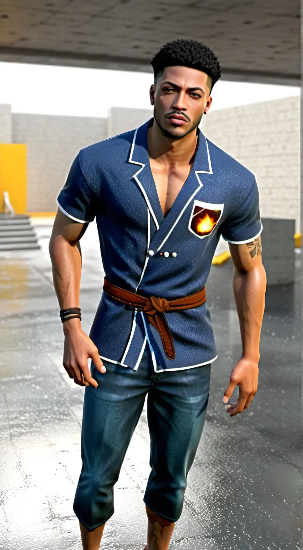 ai character: Logan  background