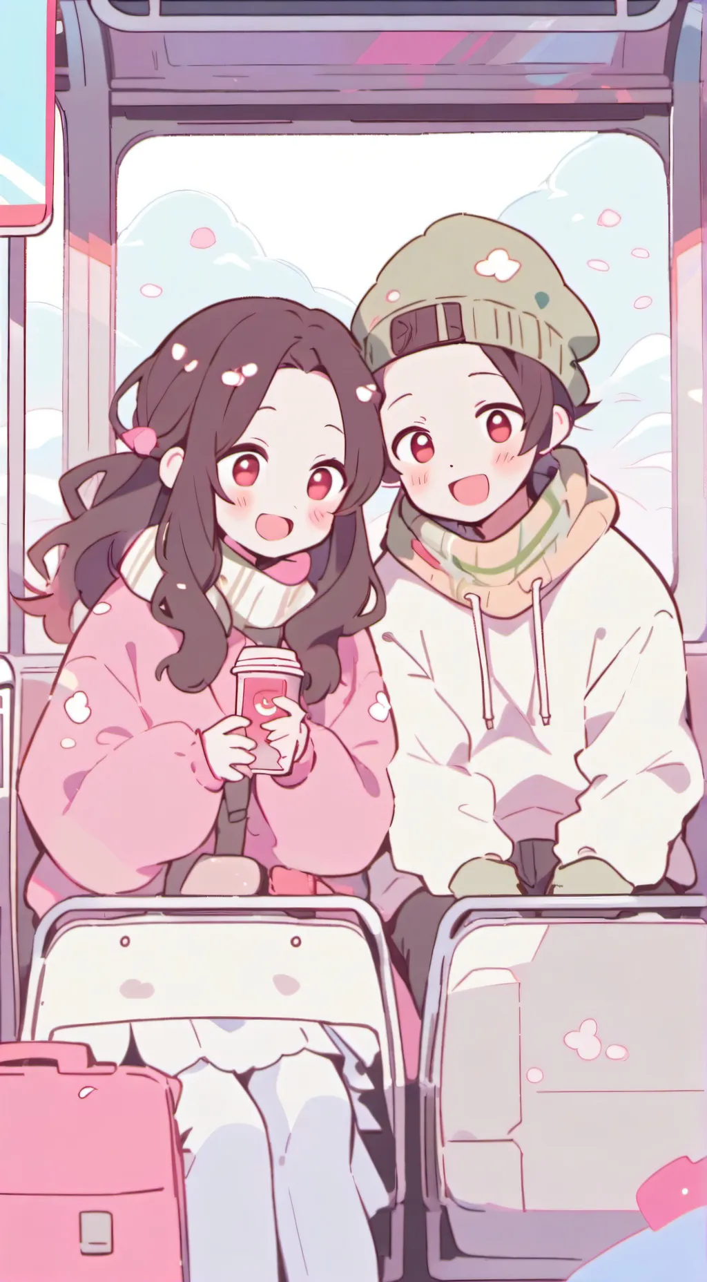 ai character: In a bus for sm/RP background