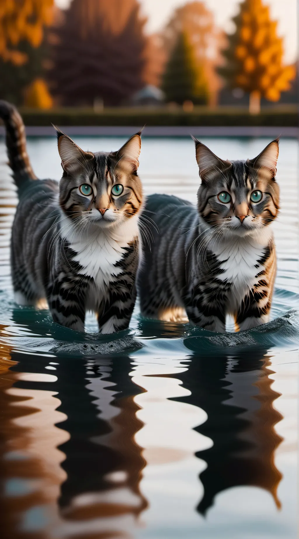 ai character: riverside background