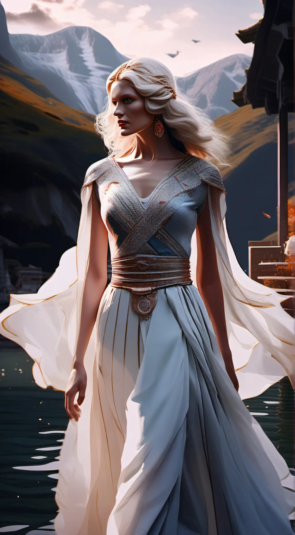 ai character: Tina background