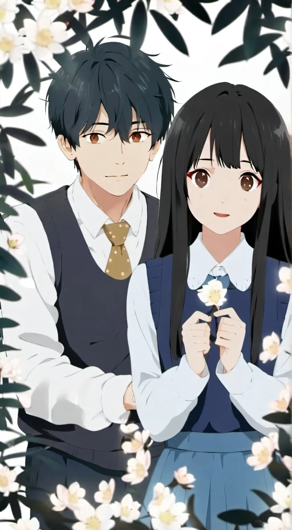 ai character: Melanie and Liam background