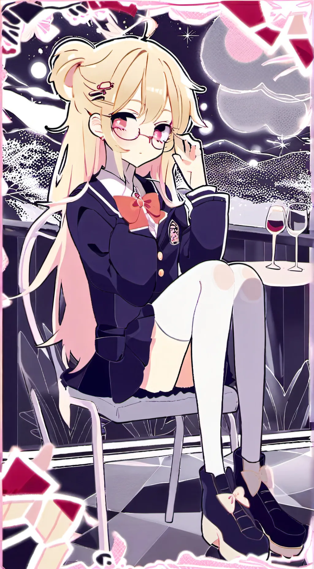 ai character: Sakura￼ background