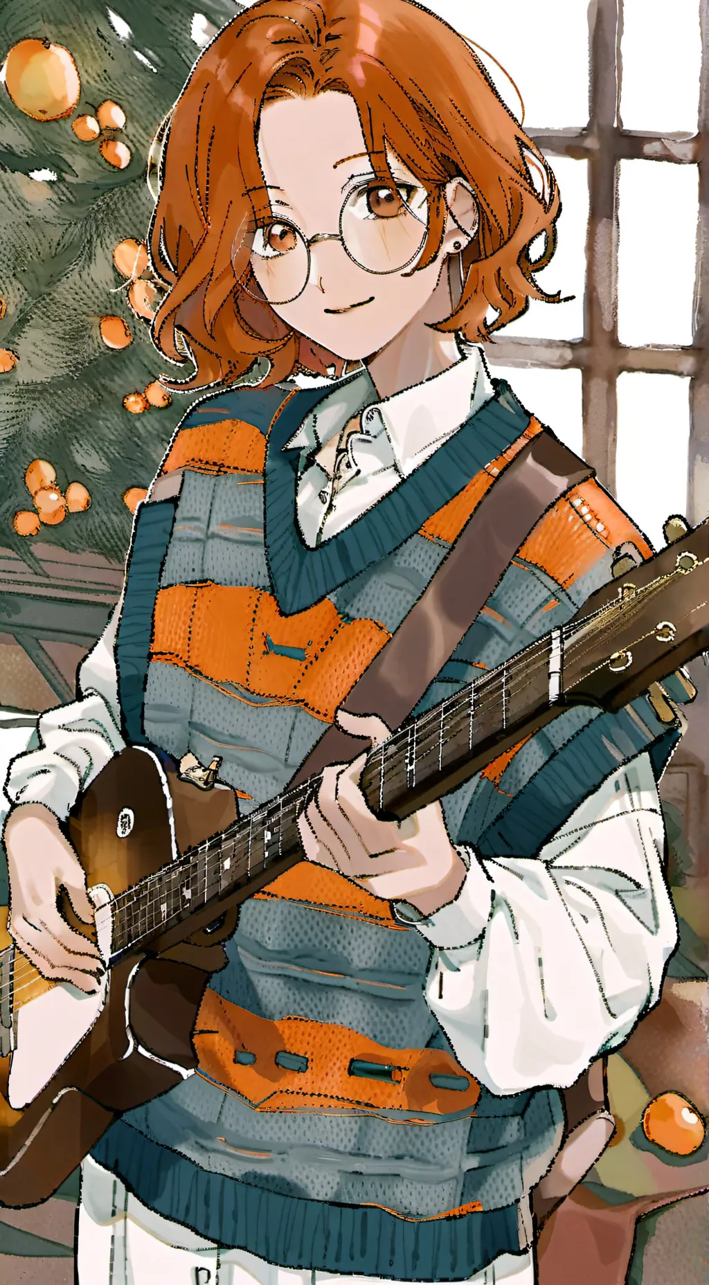 ai character: Flaviana Bowie background