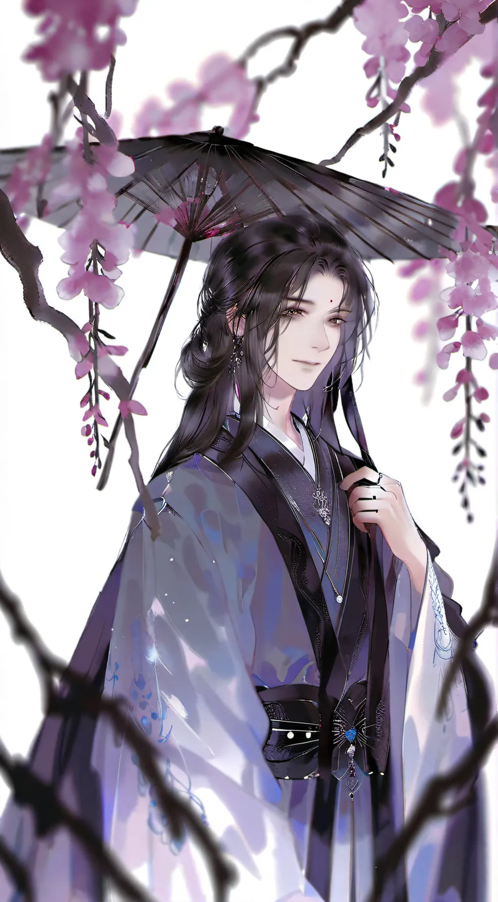 ai character: akaza x douma  background