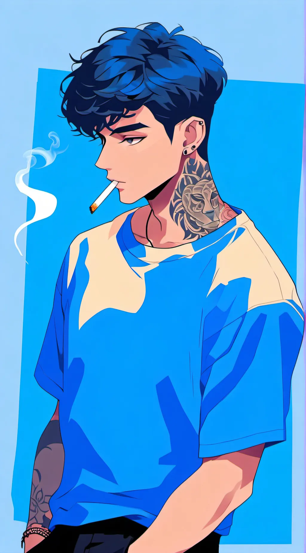 ai character: `Rome Valentine' background