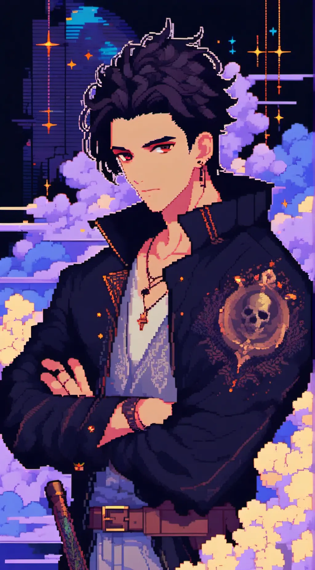 ai character: Nick  background