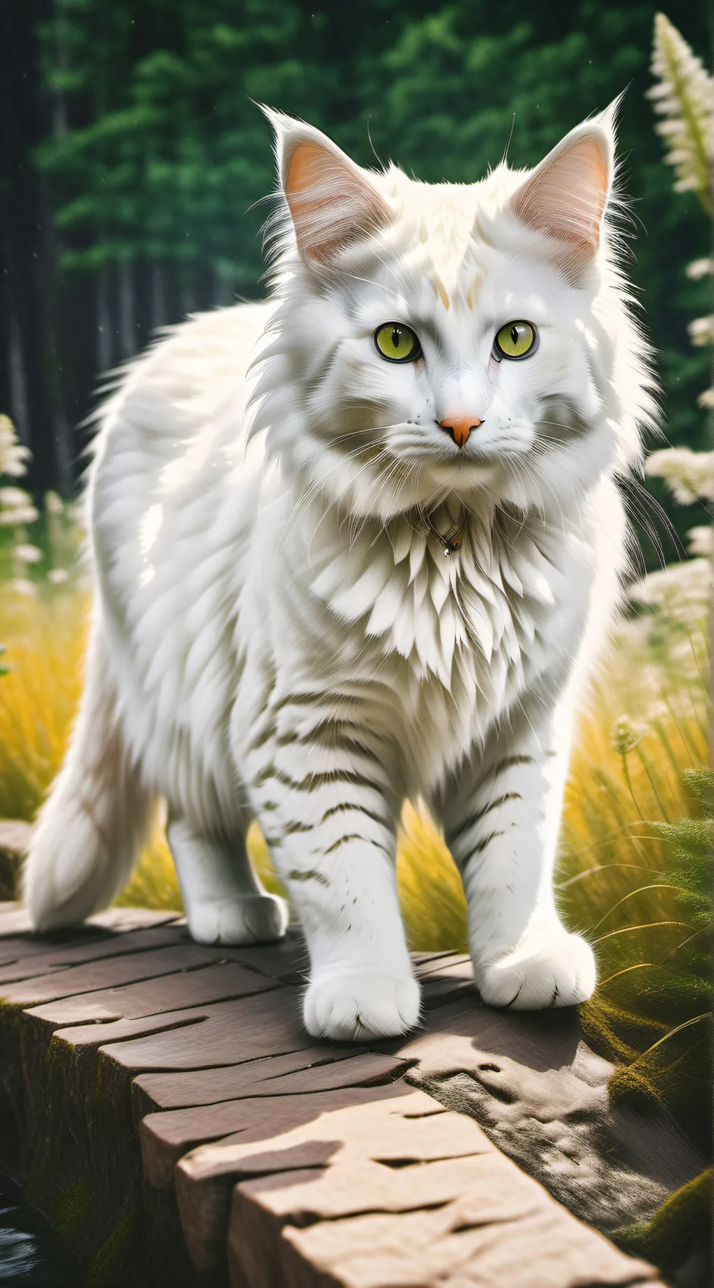 ai character: Luna background