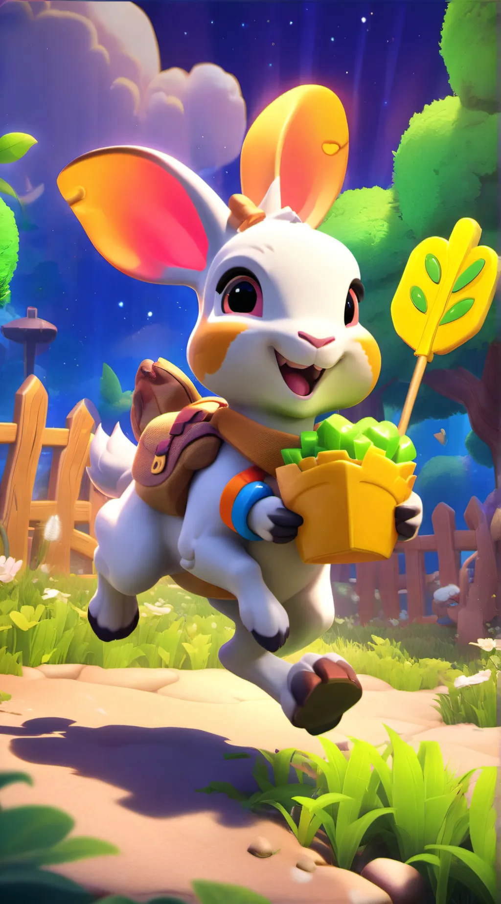 ai character: pinki sprunki background