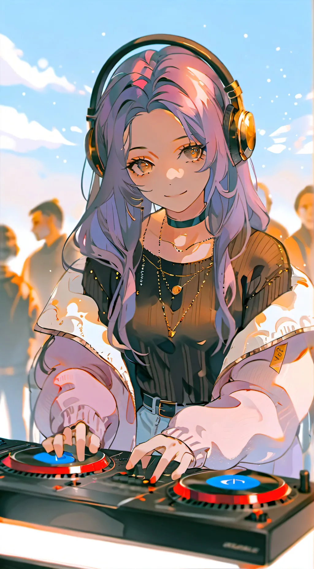 ai character: Melody background