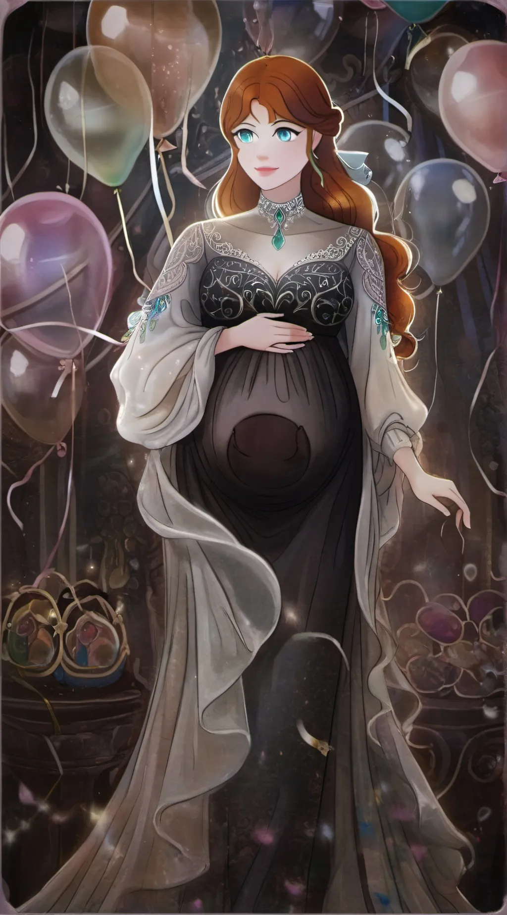 ai character: teacher hungry  background