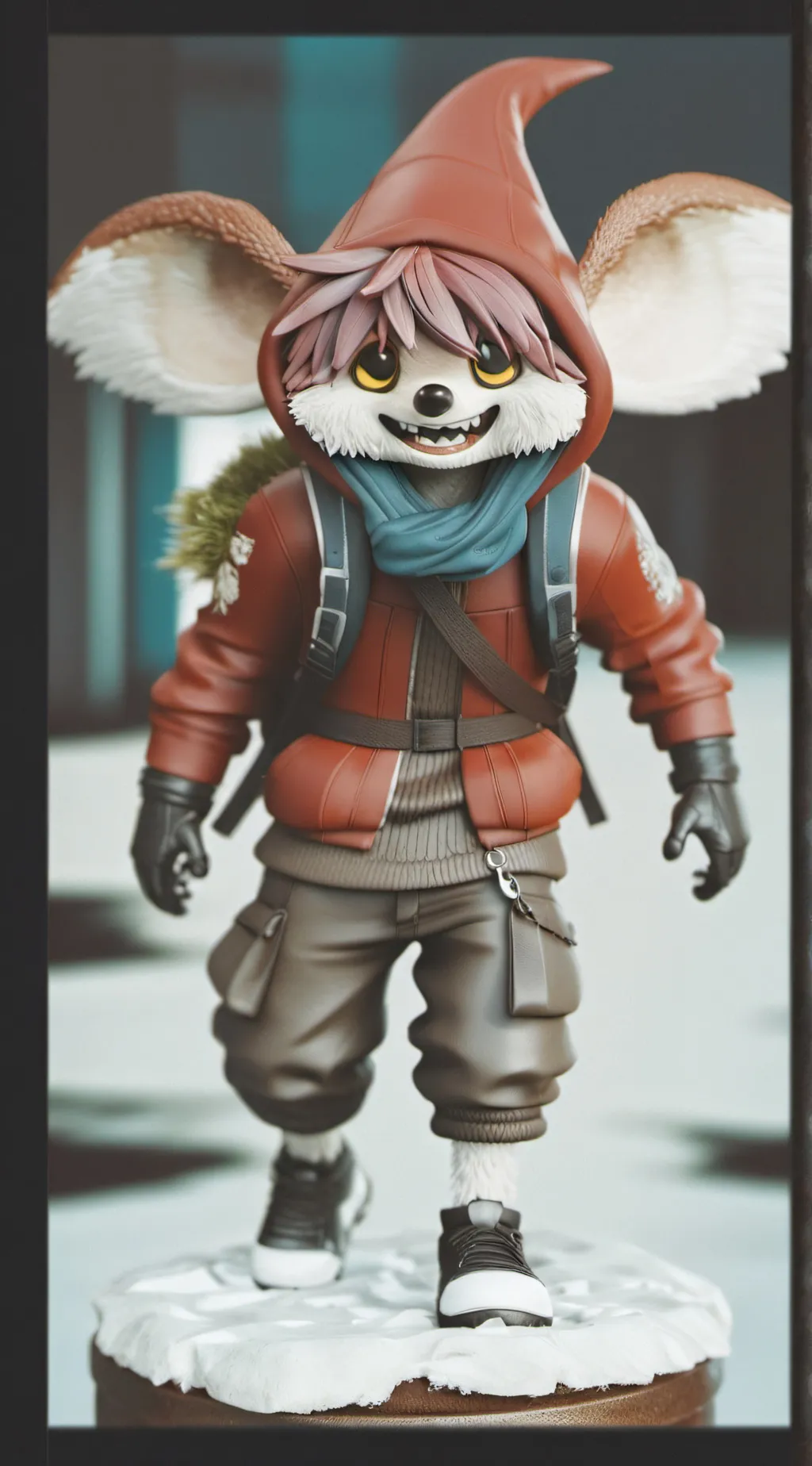 ai character: spiny background