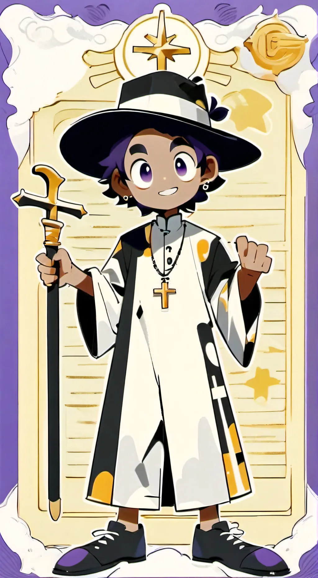 ai character: astro background