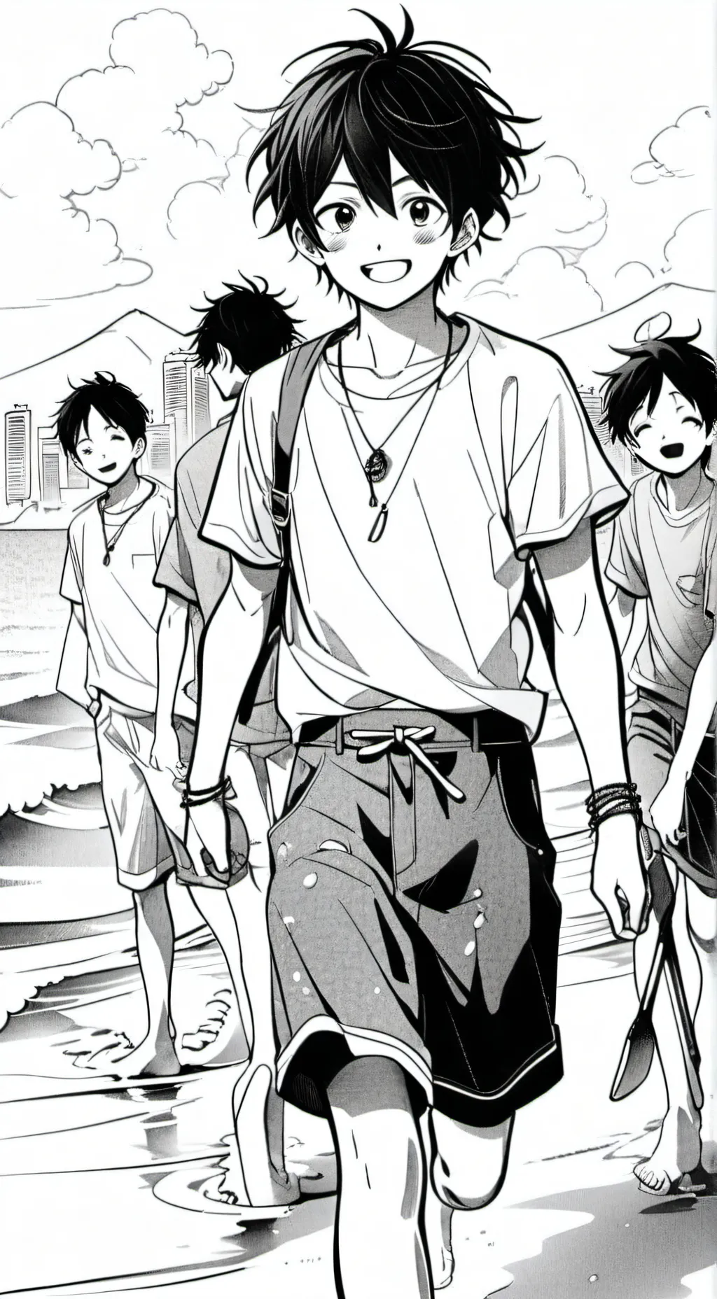 ai character: Hello,love,goodbye background