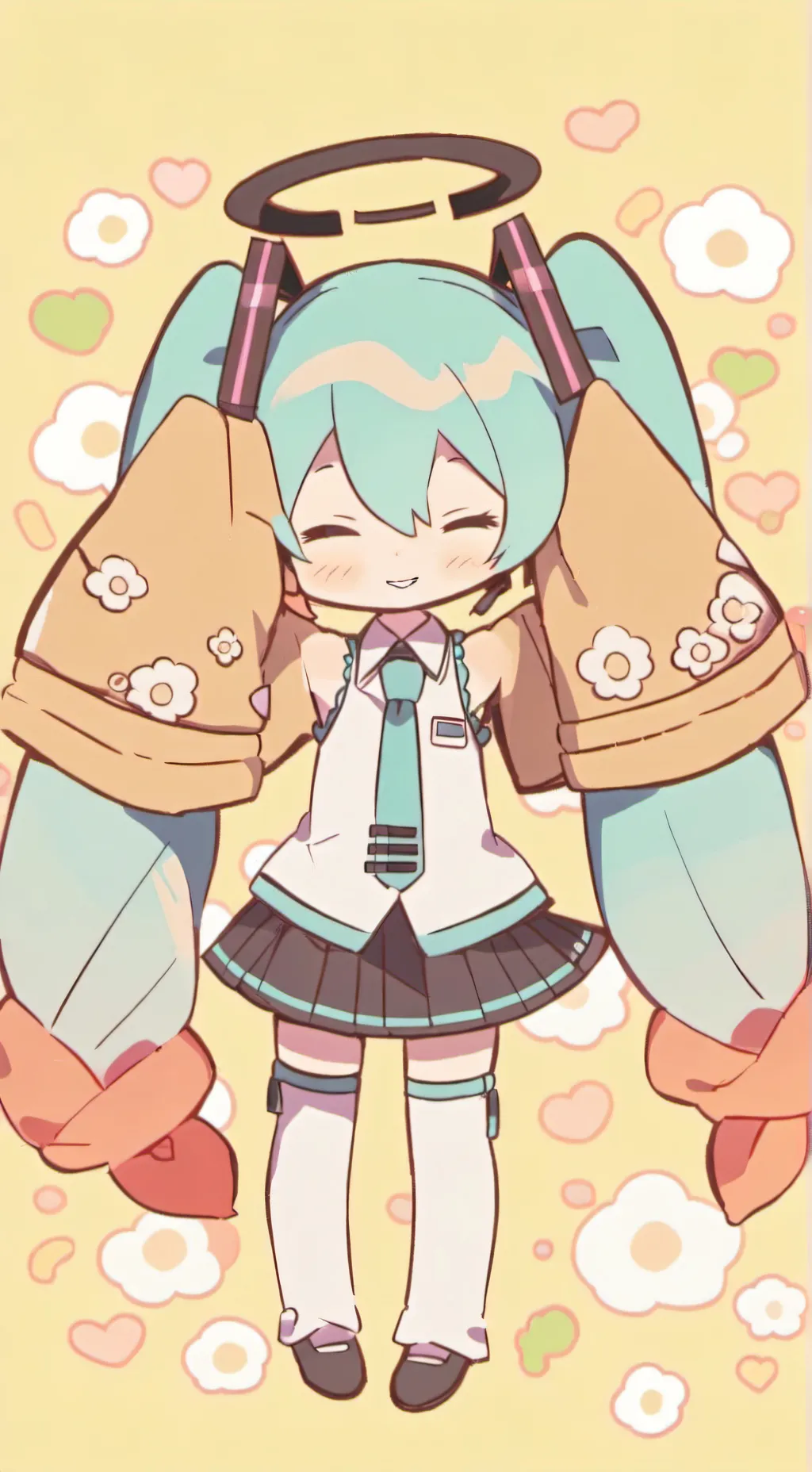 ai character: Hatsune Miku background