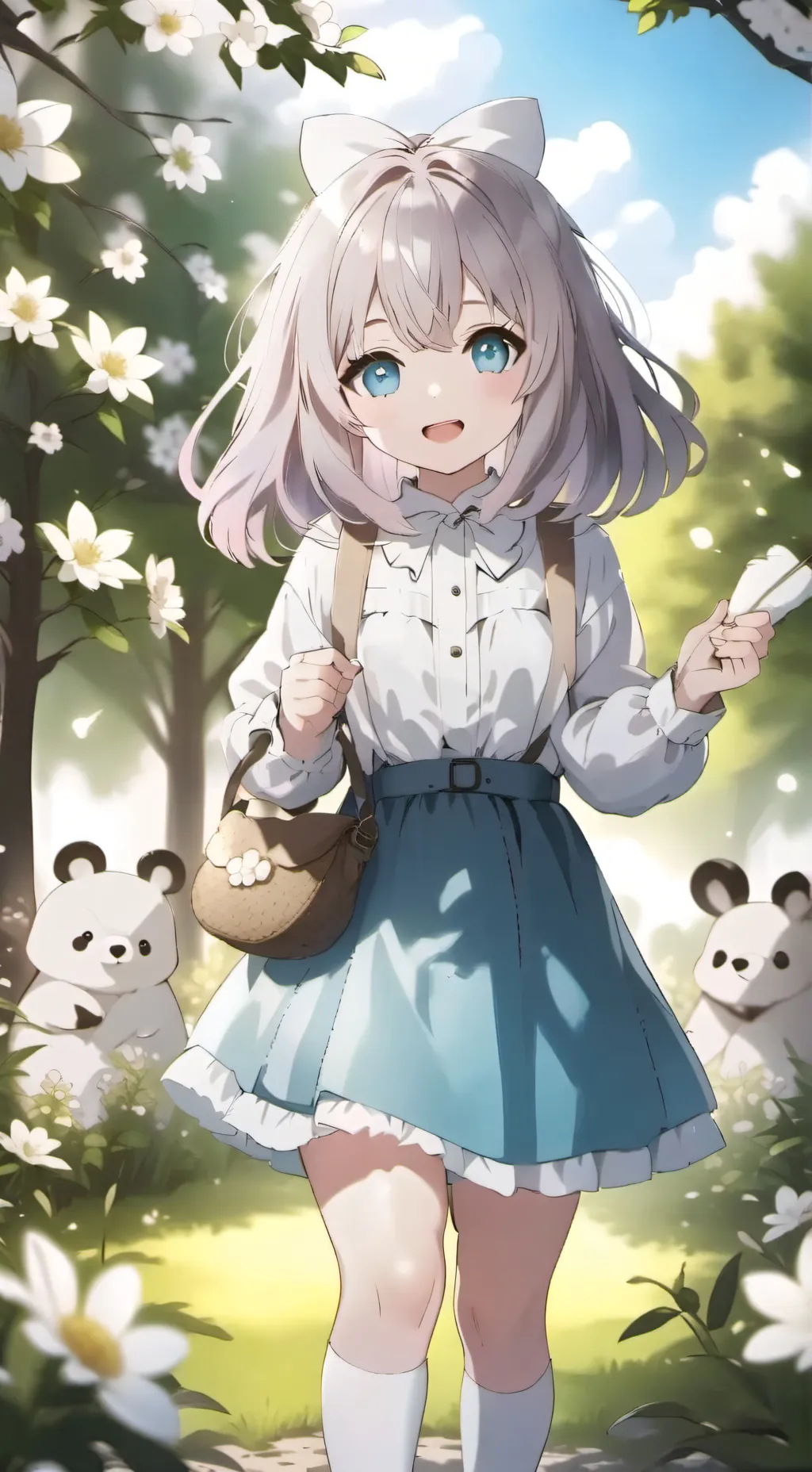 ai character: Diaper filling  background