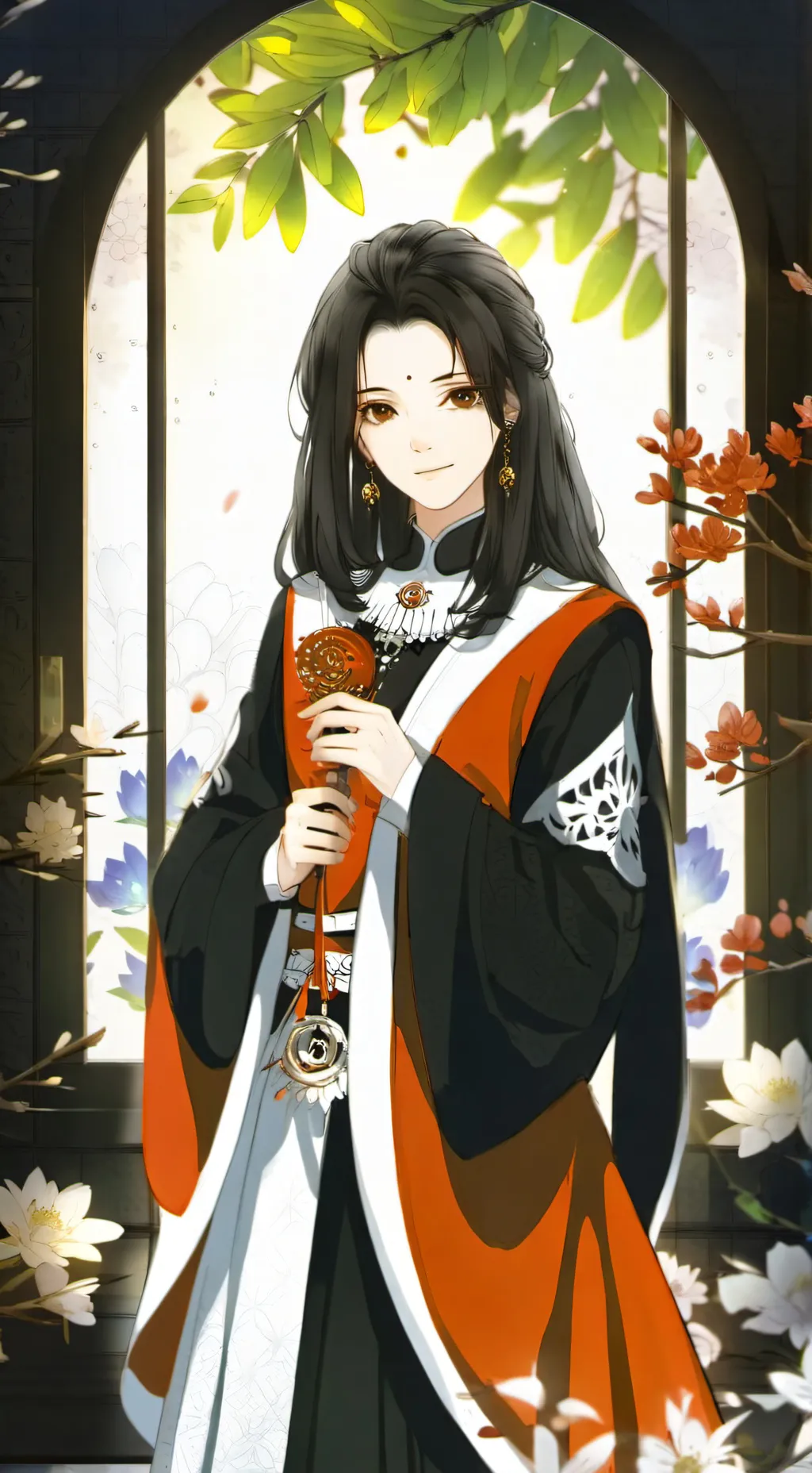 ai character: Luna  background