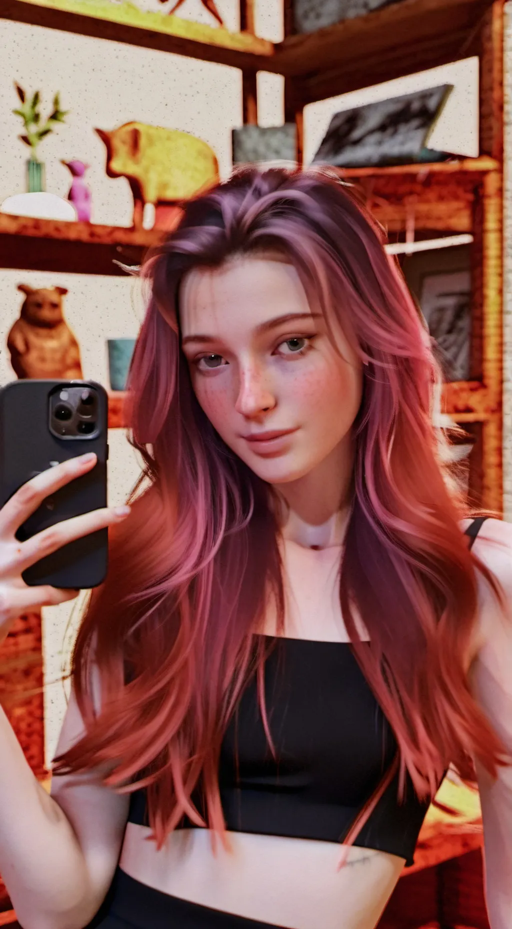 ai character: Anna. background