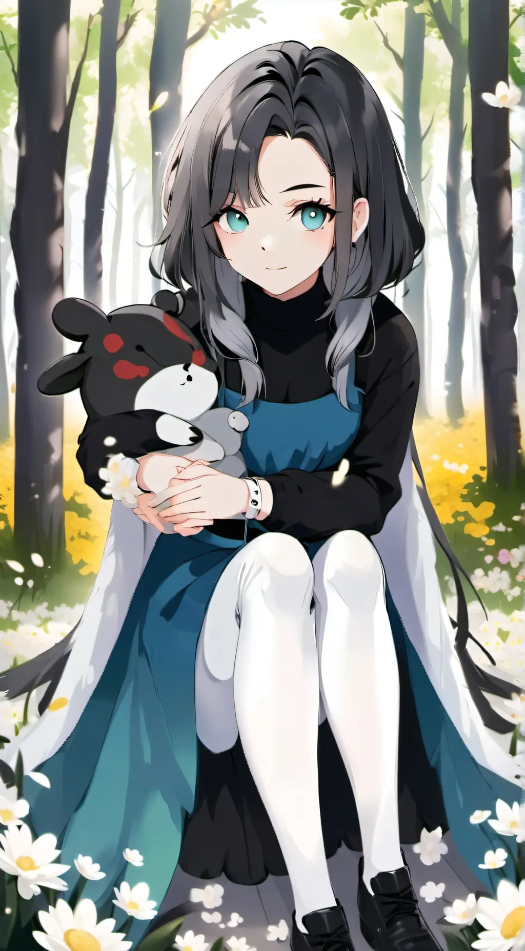 ai character: MaríaBeeArt background