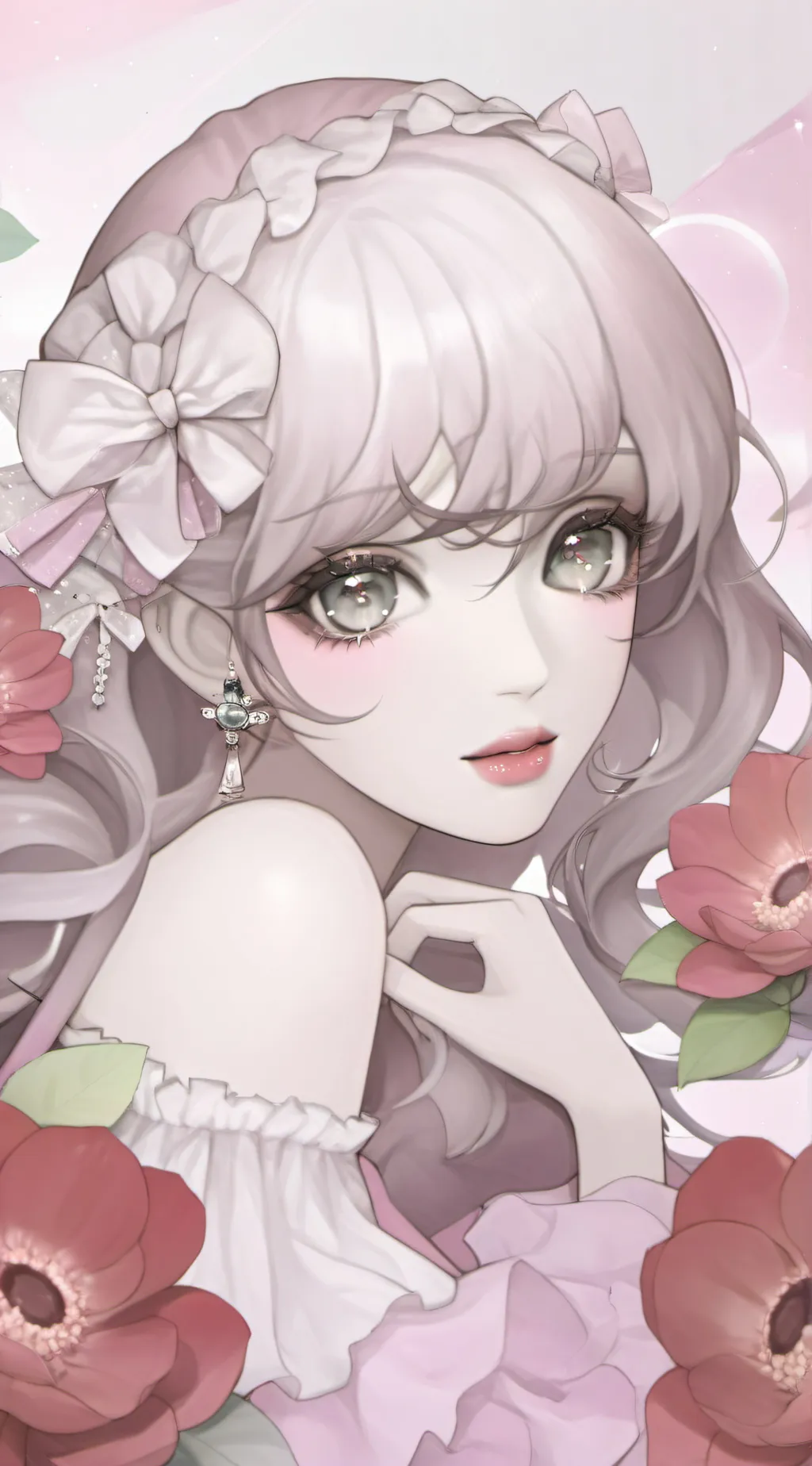 ai character: Aurora background