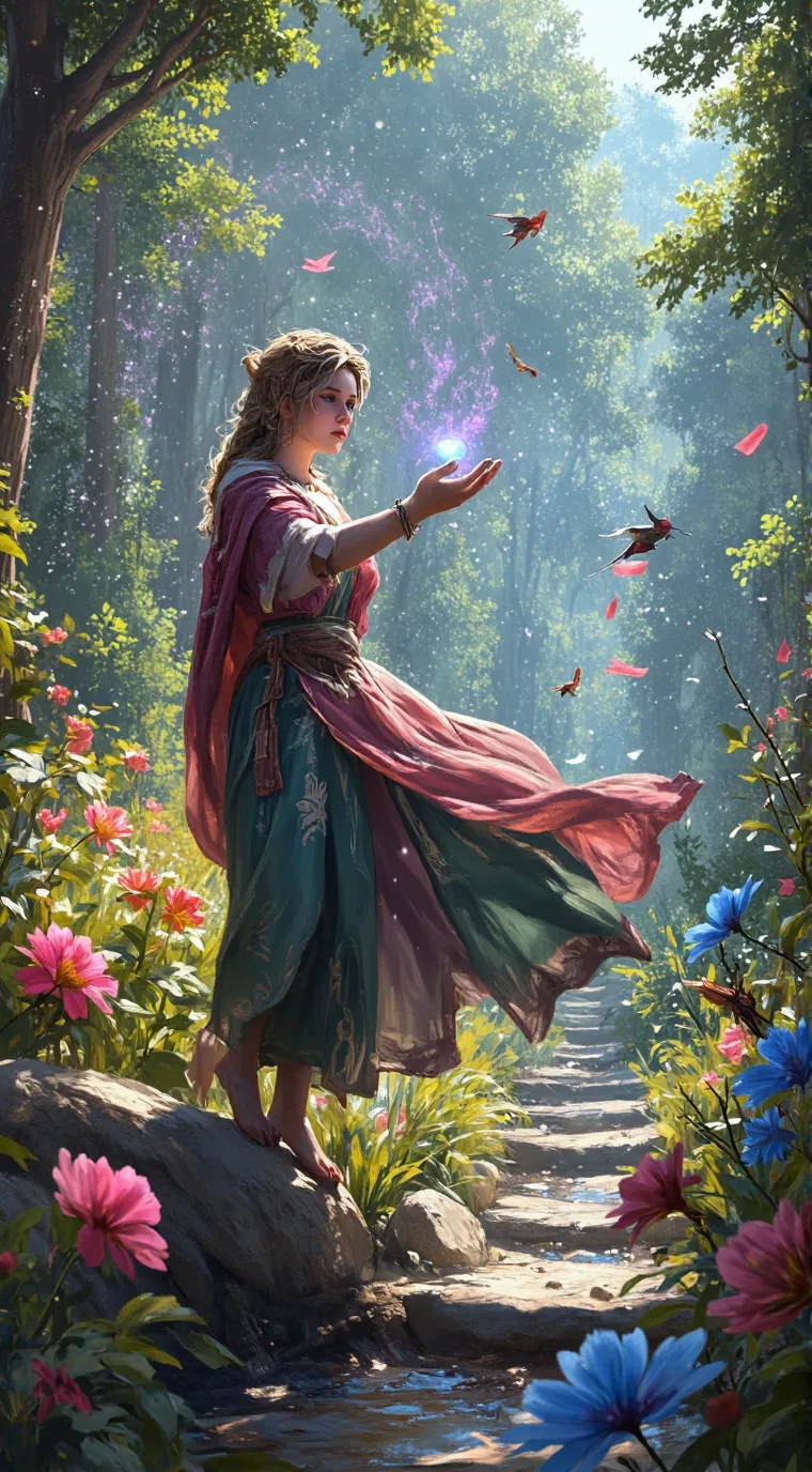 ai character: Abigail ￼ background