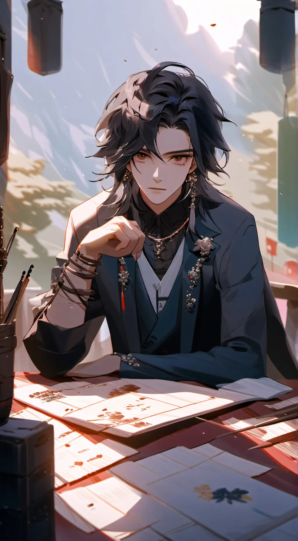 ai character: Rike  background