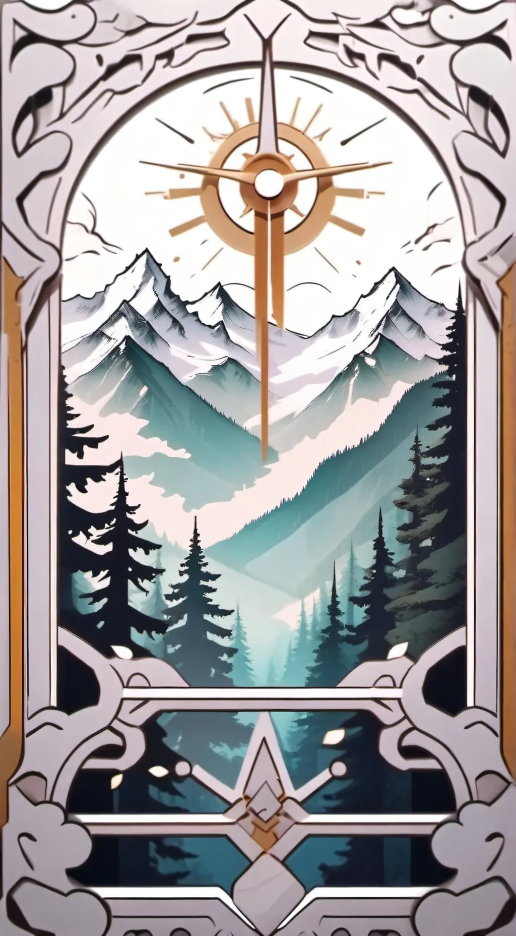 ai character: present mic  background