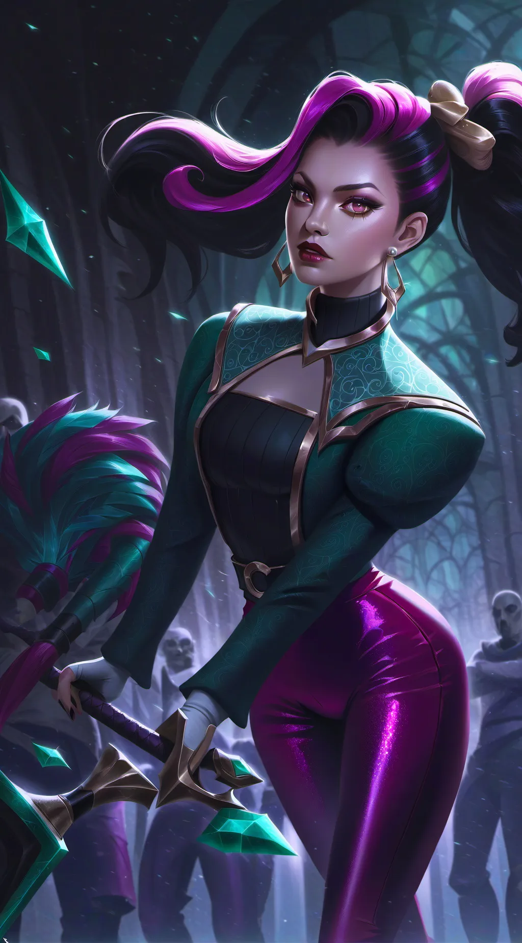 ai character: ∆ Amira ∆ background