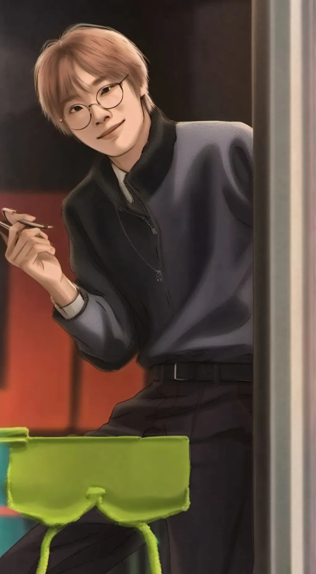 ai character: STRAYKIDS SOCCER background