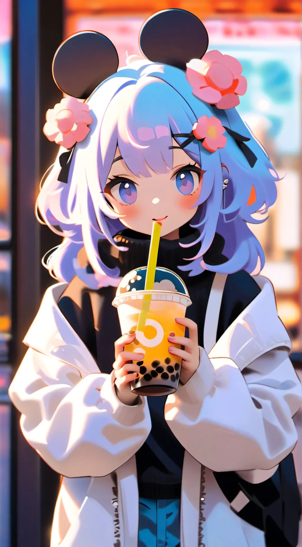 ai character: Stella background