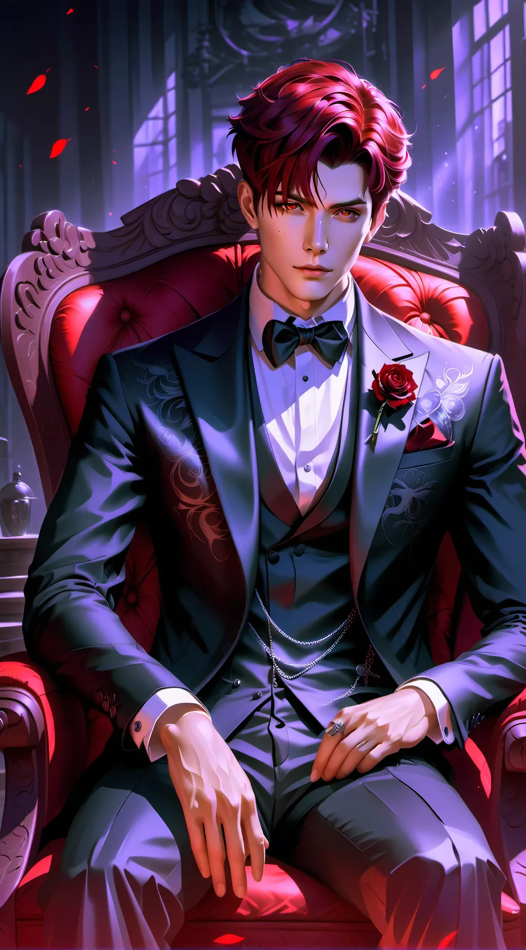 ai character: Chase barter  background