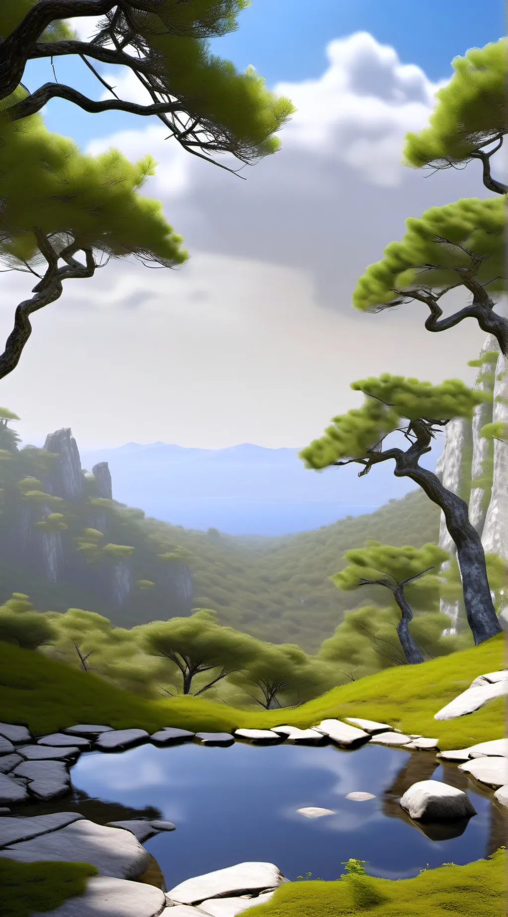 ai character: (ᴀɴᴄɪᴇɴᴛ-ғᴏʀᴇsᴛ)  background