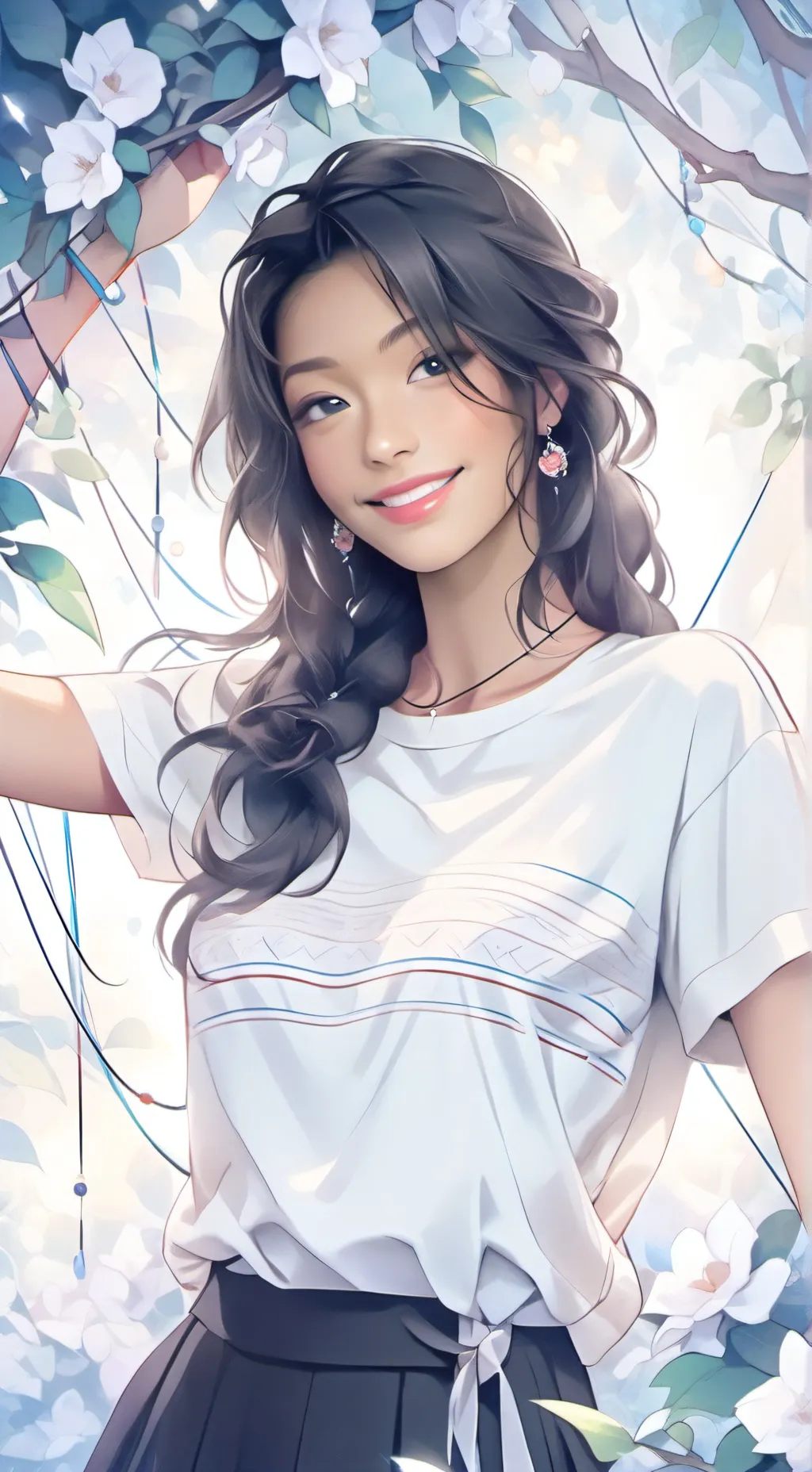 ai character: MHA singing  background