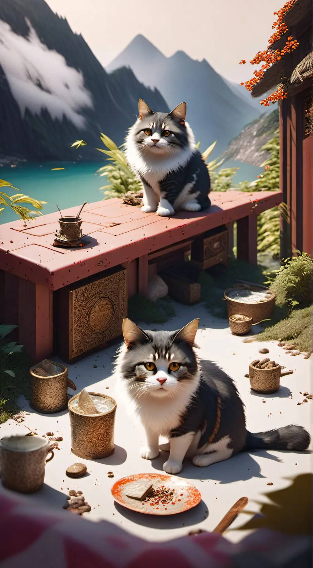 ai character: Dumb Cat background