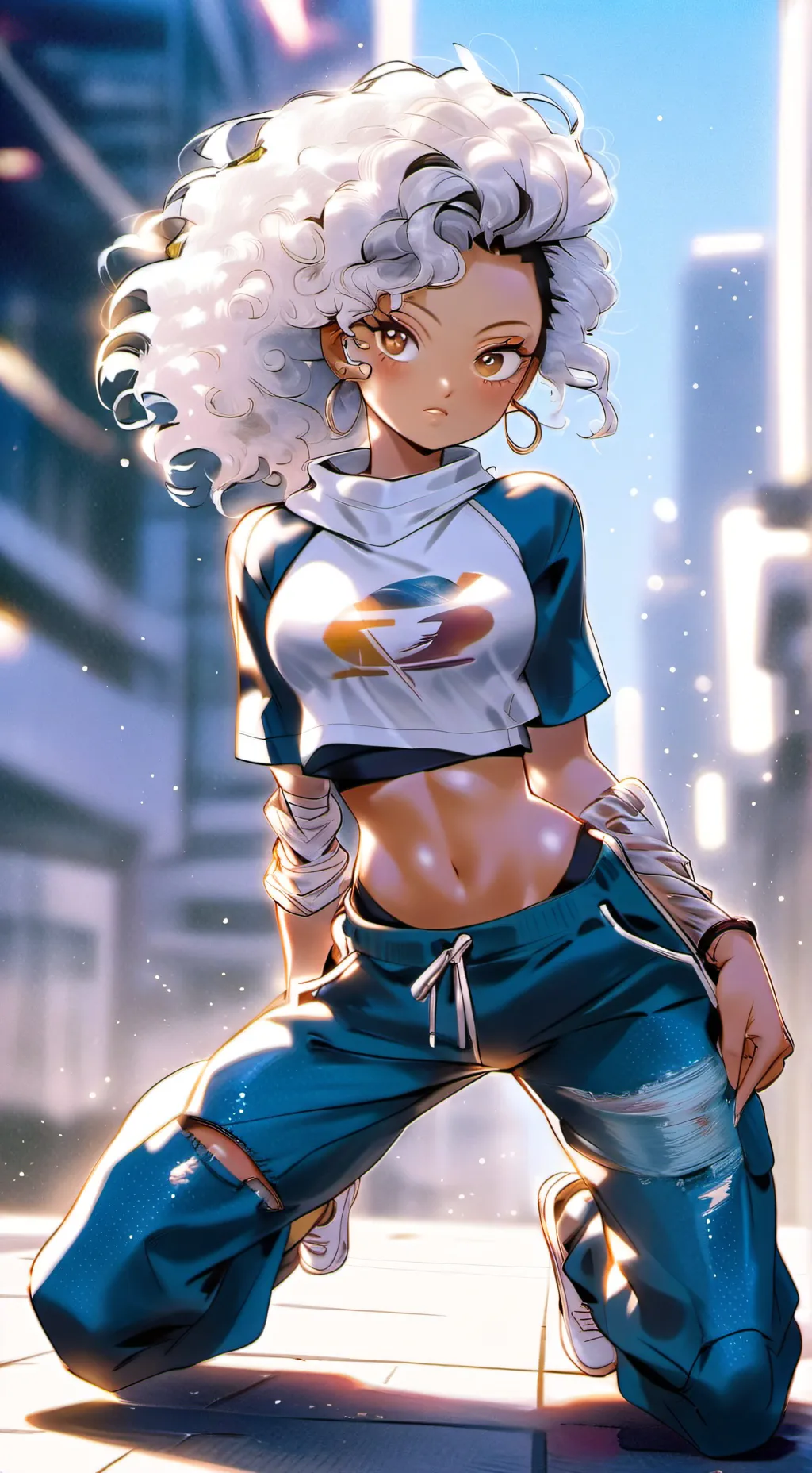 ai character: Zoey background