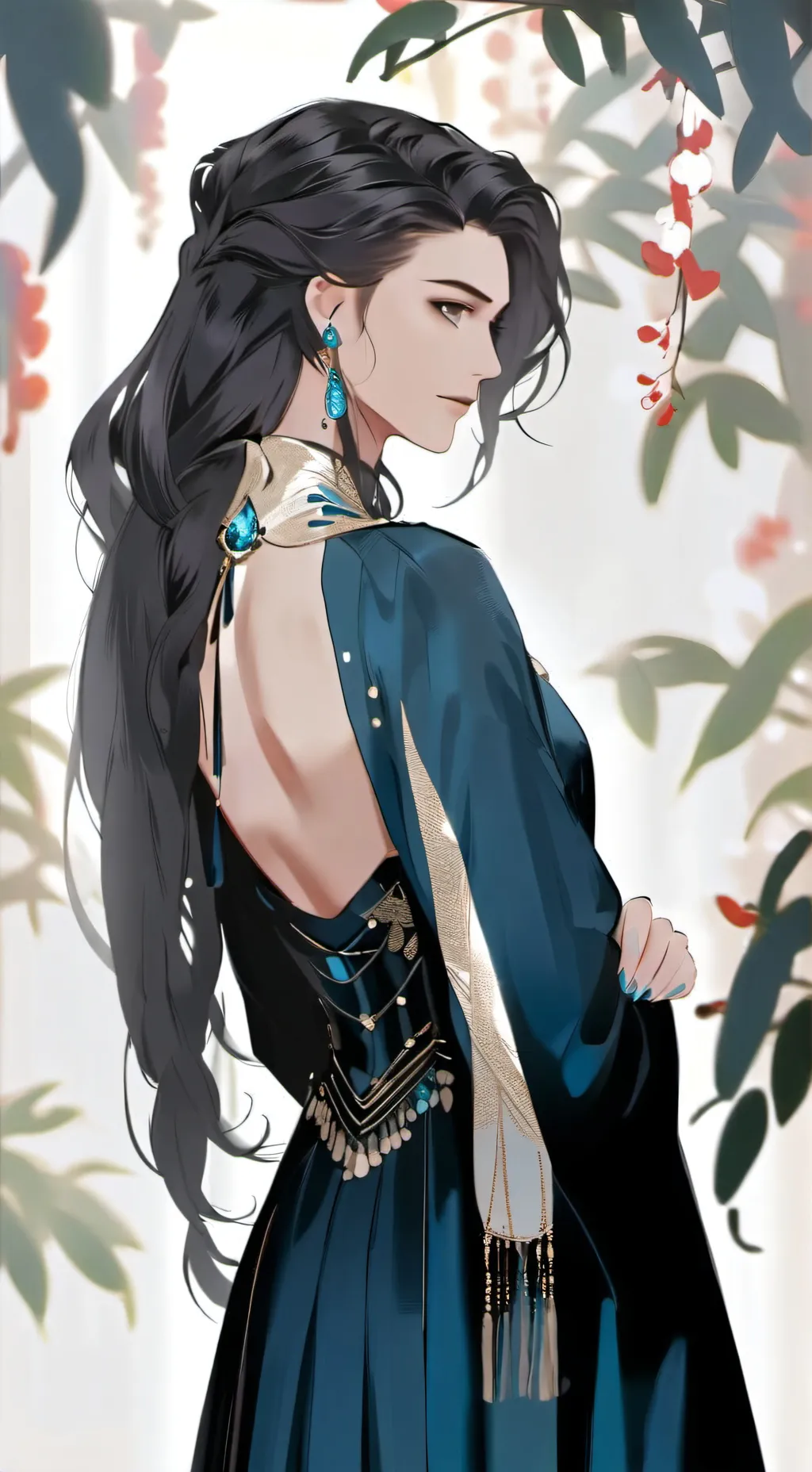 ai character: Violet￼￼ background