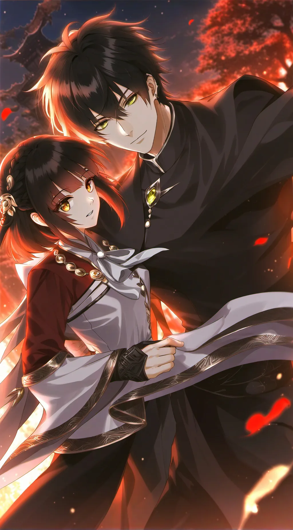 ai character: Amando und Shanti  background