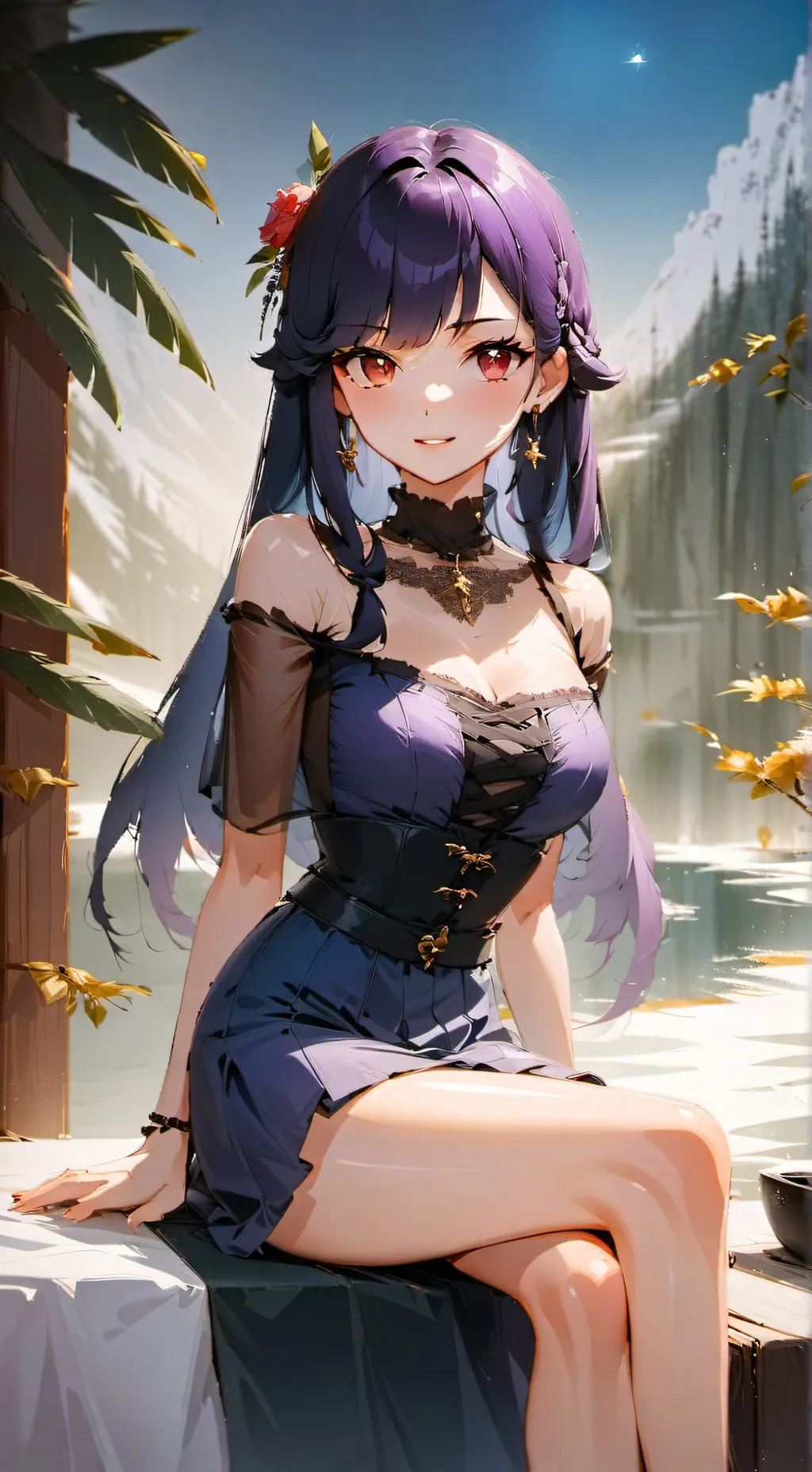 ai character: Luna background