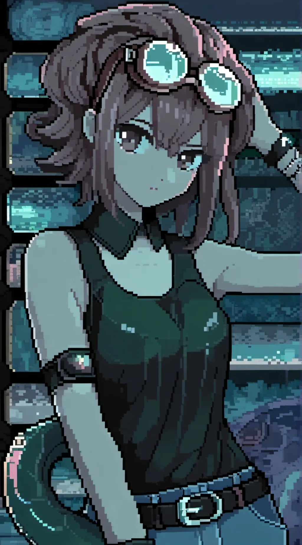 ai character: MHA Develop.Studio background